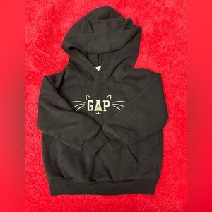 GAP Kids Black Cat-Ear Hoodie